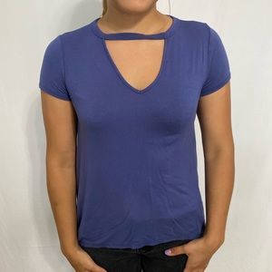 MOA & MOA v-neck shirt with intricate details